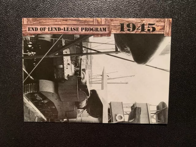 2021 Historic Autographs End of the War 1945 END OF LEND LEASE PROGRAM   Card 99