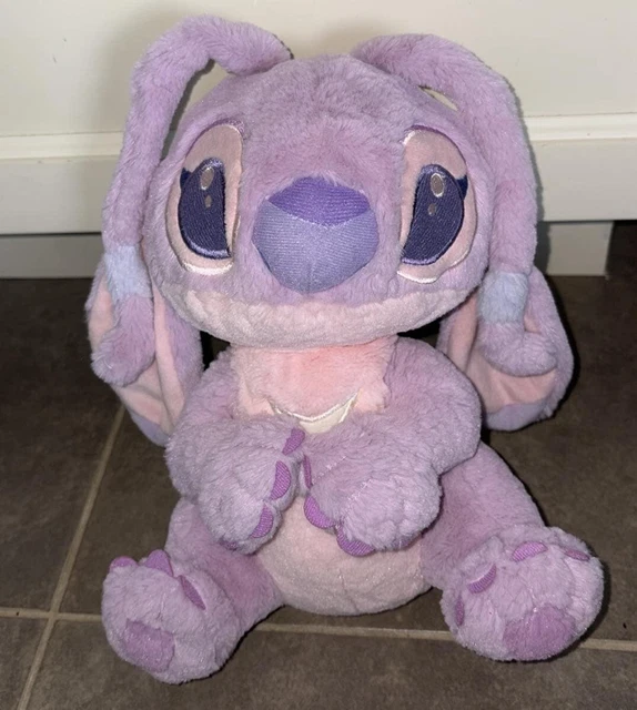 DISNEY STORE LILO and Stitch Angel Purple Alien Baby Plush 10” Stuffed ...