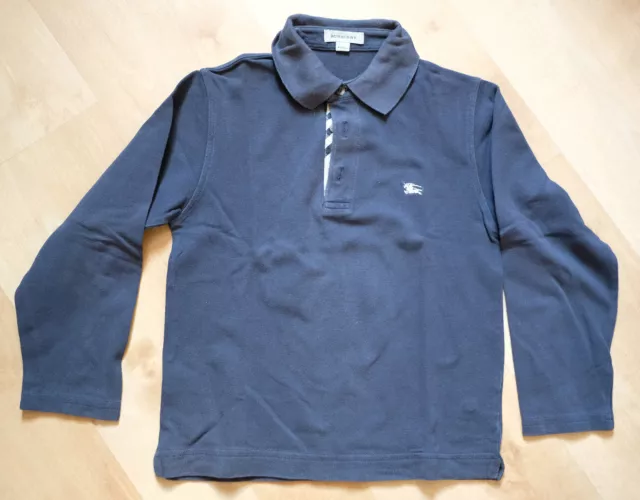 Polo BURBERRY manches longues - Taille 8 ans