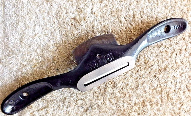 Vintage Stanley No 51 Drawknife Spokeshave Tool Excellent Cond Made In England 2
