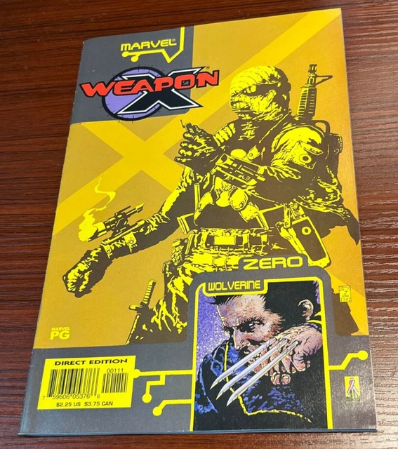 Marvel Comics Weapon X The Draft Zero Wolverine One Shot - 2002