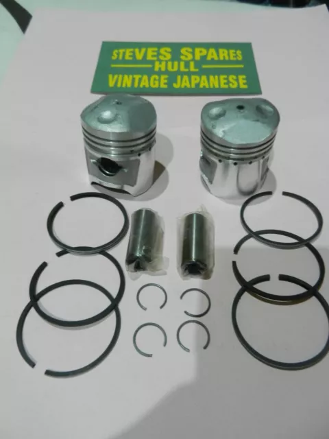 HONDA C92 / CS92  1.00mm  O/S   PISTON KITS 13105-204-000 .PATTERN  PARTS.