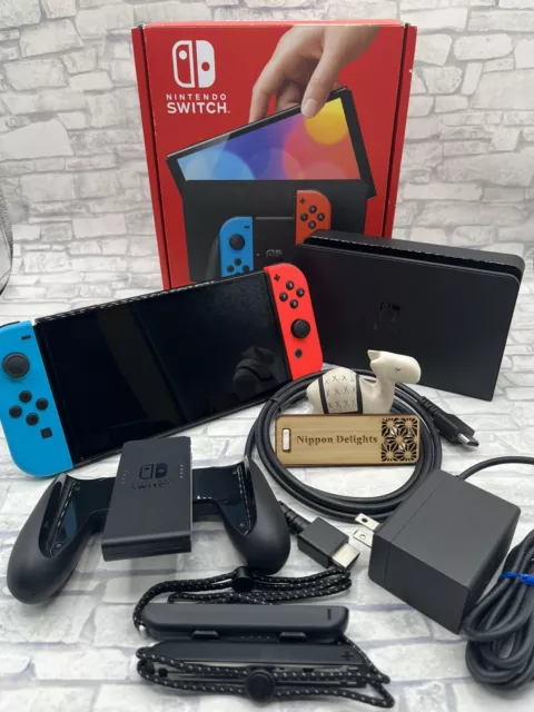 Nintendo Switch 64GB OLED Console Neon Blue & Neon Red Next Day Shipping