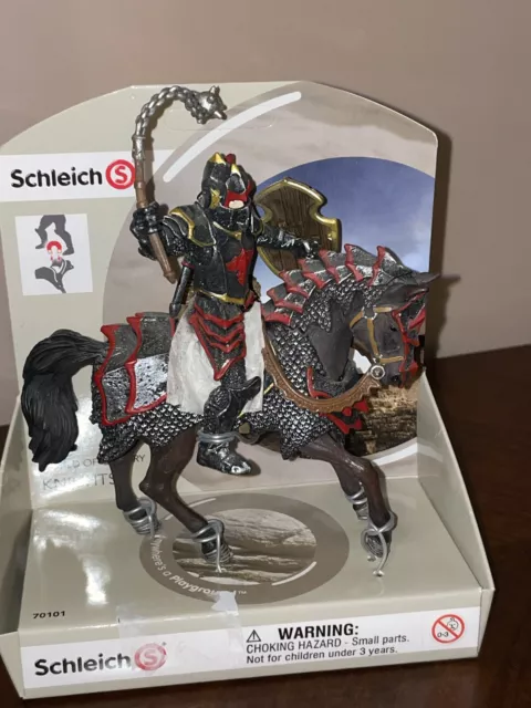 Schleich Dragon Knight On Horse With Flail World Of History Knights #70101