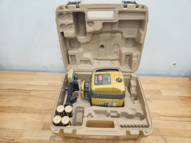 USED Topcon RL-H4C Rotary Laser Level with LS-80B Receiver w/Case
