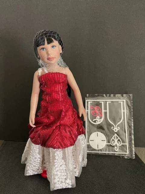 Leeann doll by Denis Bastien - Valentine's Special with Ornament