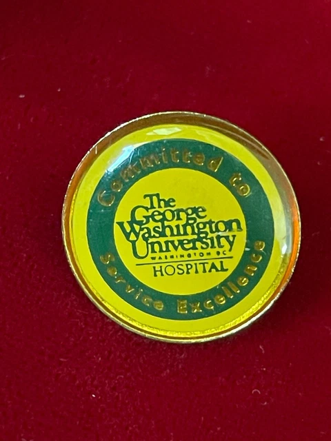 George Washington University Hospital DC Committed Service Excellence Tie Pin