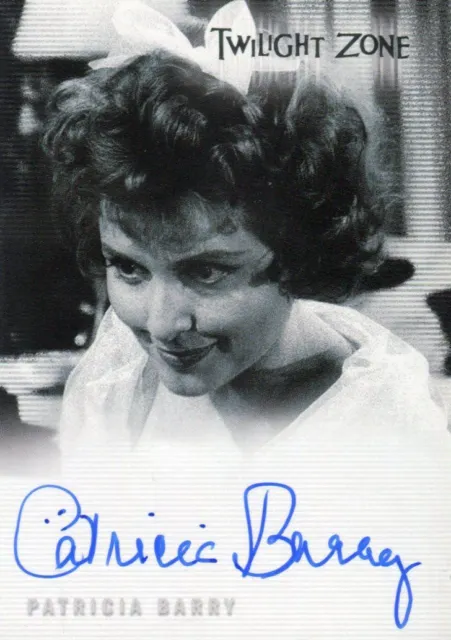 Twilight Zone 4 Science and Superstition Patricia Barry Autograph Card A-85