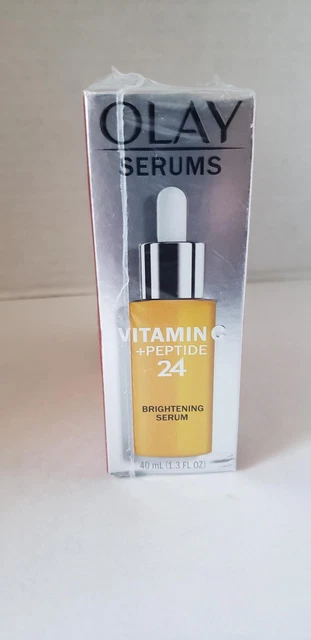 Lot Of 3 Olay Serums Vitamin C + Peptide 24 Brightening Serum 1.3 Oz Each