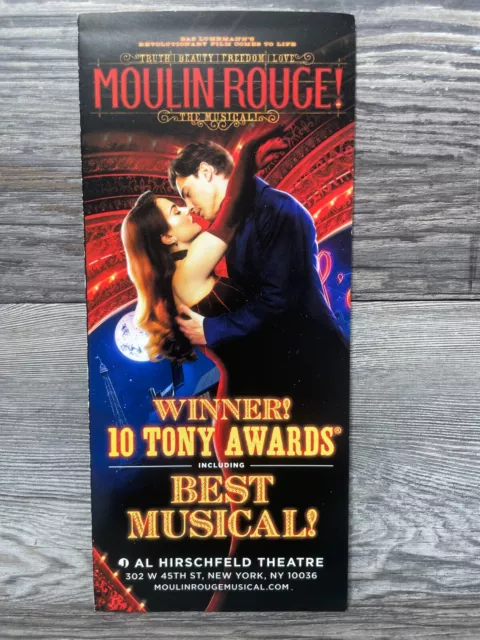 Moulin Rouge,Flyers, Al Hirschfeld Theatre