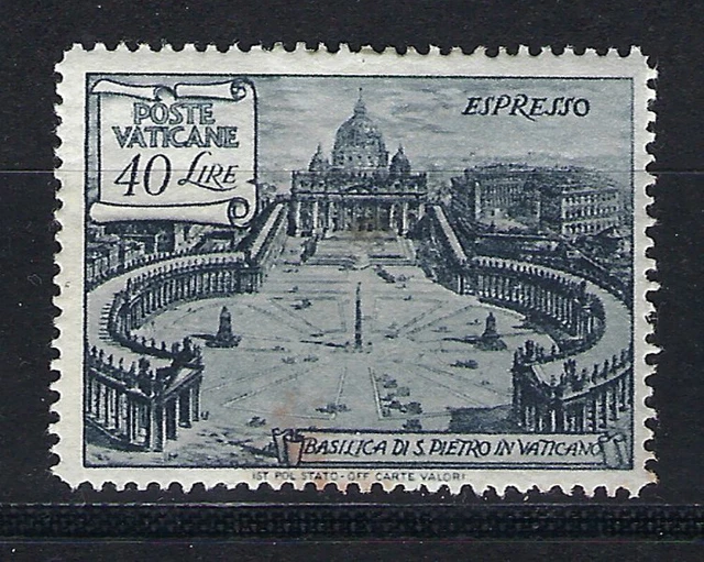VATICAN CITY: *ESTATE SALE* 1949 40L Express Letter SG E149 MH CV £31 (264)
