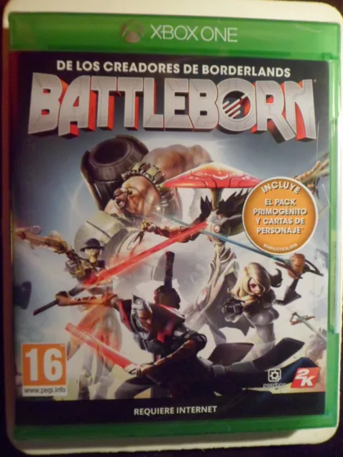 Battleborn Xbox One Nuevo Acción en castellano Incluye Pack Primogénito cartas.-
