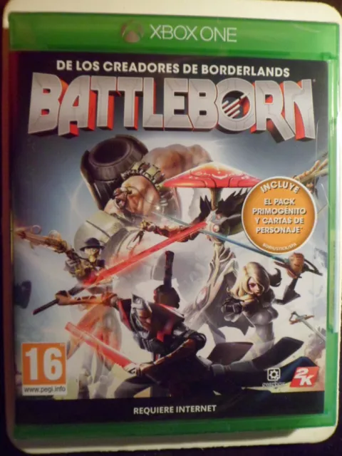 Battleborn Xbox One Nuevo Acción estrategia Incluye Pack Primogénito cartas