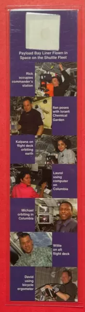Payload Bay Liner Swatch Flown In Space Nasa Commemorates Sts-107 Columbia Crew