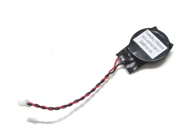 CMOS Batterij CR2032 Voor Dell Latitude – Vervanging Voor E5430, E5450, E5530, XPS 14 En Meer, Met 2-pins Connector