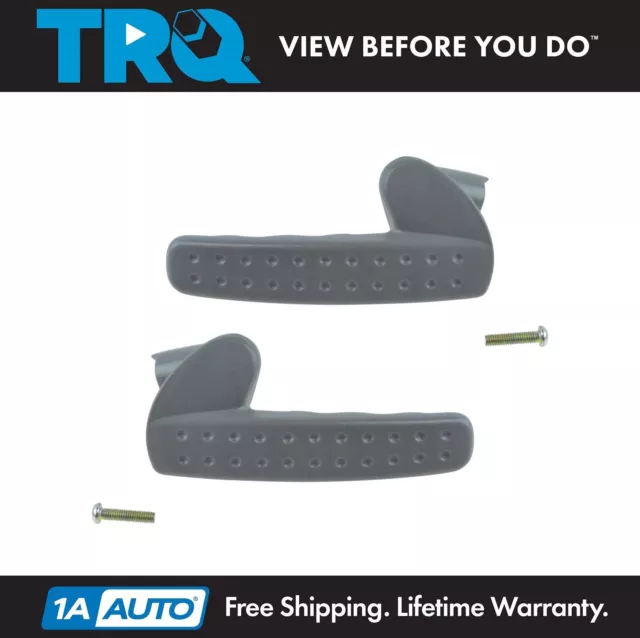 TRQ Inside Interior Door Handle Gray Driver Passenger Pair for Ram Pickup Truck