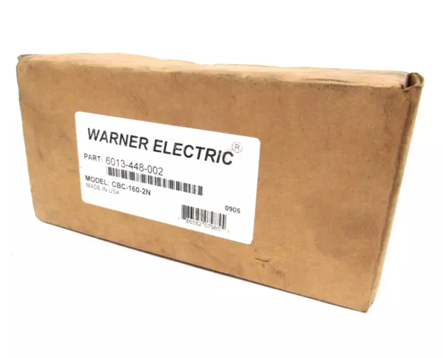 New Warner Electric 6013-448-002 Clutch Brake Control Cbc-160-2N 6013448002