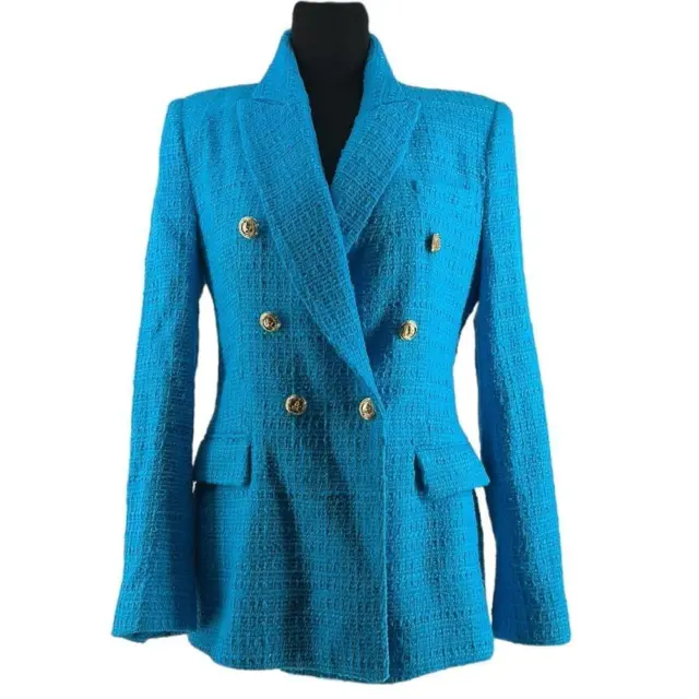 ZARA WOMAN STRAIGHT Cut Blazer Jacket With Pockets Stone Beige Sz Xl Nwt  $85.59 - PicClick