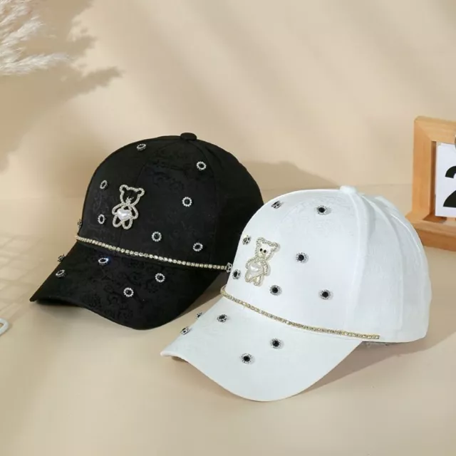 UV PROTECTION PEAKED Cap Bling Sports Cap Trendy Sun Hats Women EUR 12 ...