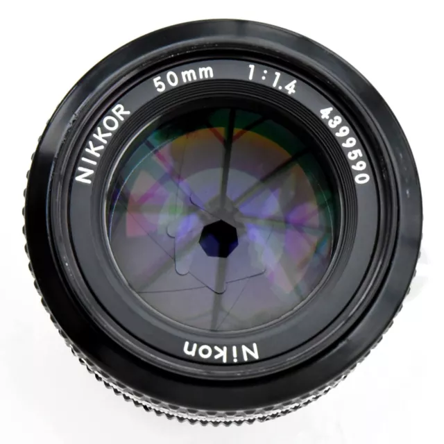 Nikon Nikkor 50 mm f1.4 AI super scharfes manuelles Fokusobjektiv nahezu neuwertig geprüfte Bilder
