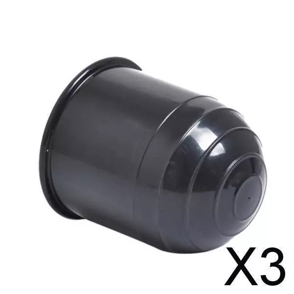 3X 50mm Car Towbar Towball Black  Tow Ball Remorquage Housse de Protection