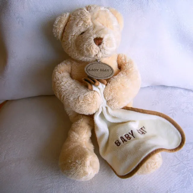 Bear Soft Toy Babynat Baby Nat' - Cream