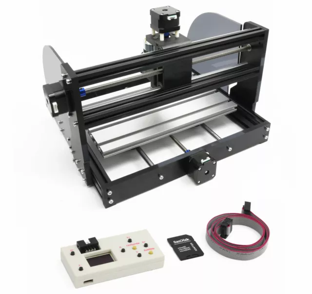 DIY 3018 Pro CNC Router Mini Milling Laser Engraver Machine+Handle Control〖FR〗 2