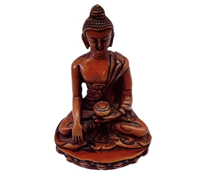GAUTAM BUDDHA PREACHING His Dharma resin Statue Small Figurine READ!! EUR 26,07 PicClick FR