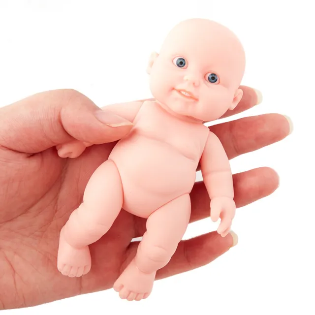 12cm Realistic Baby Doll Vinyl Newborn Infant Simulation Model Kids Toys Gift^ 2