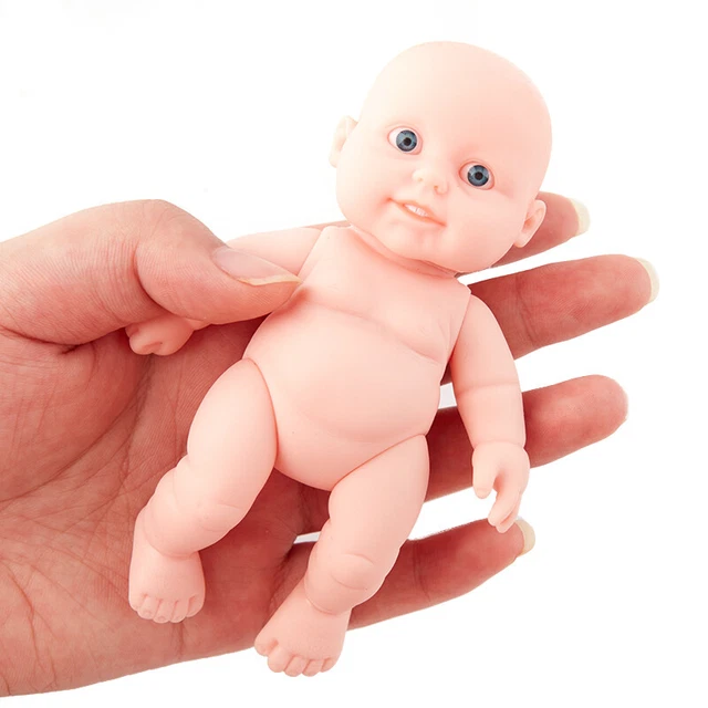 12cm Realistic Baby Doll Vinyl Newborn Infant Simulation Model Kids Toys Gi GF 2