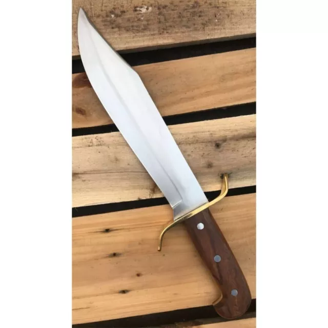 Custom Handmade Bowie Knife Full Tang Hunting Bowie Survival Knife Outdoor Camp