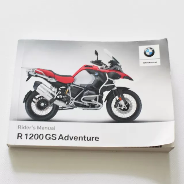 Genuine 2017 BMW R1200 GS Adventure Owners Manual 7th Edition 01408403696
