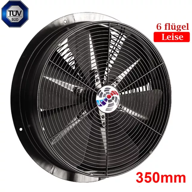 Turbo Axialventilator 350mm Axiallüfter Geblase 3250m3/h