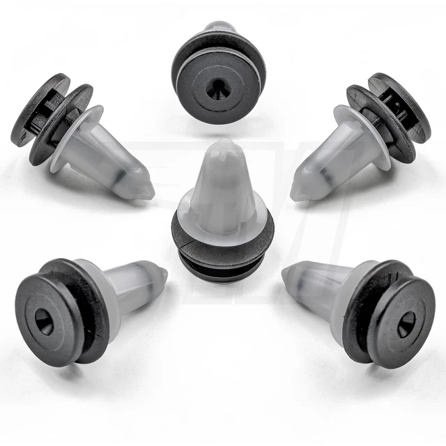 Clips Fixation Isolation Sous Capot Lot De 8 Clips De Fixation Pour Isolation Sous Capot - Référence 1H5863849A - Compatible VW, Audi, Seat, Skoda Fixation Capot 1H5863849A - Foto 2