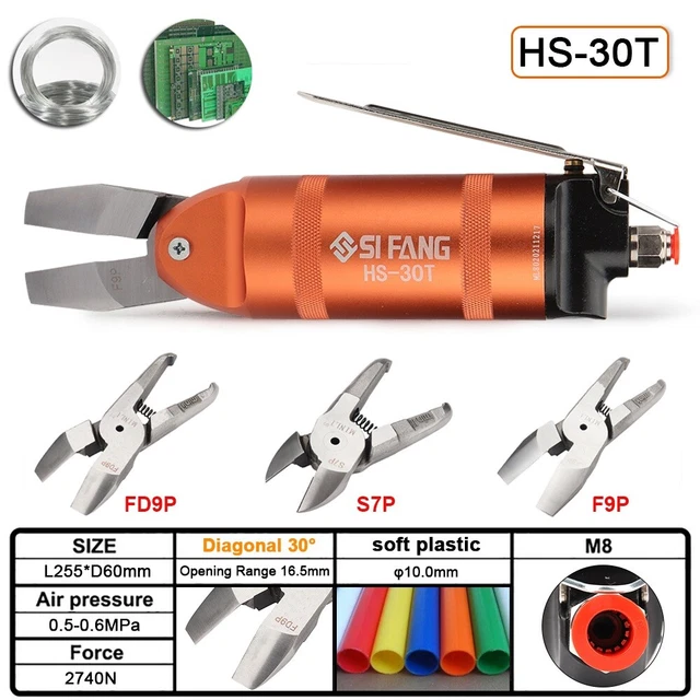 HS-30 pinze da taglio pneumatiche lamiera lamiera aria strumenti ad aria per stagno di plastica