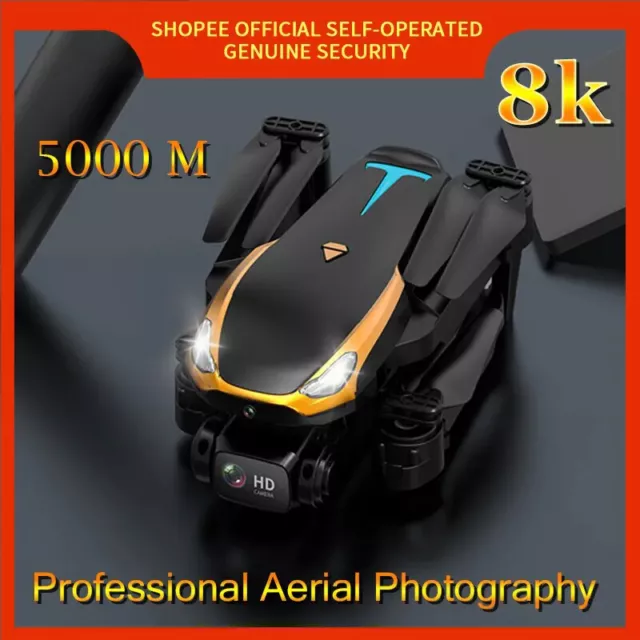 Drone Profesional 8K HD Fotografía Aérea Evitación Obstáculo Cuadricóptero Plegable