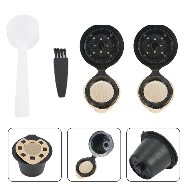 Filtri caffè ricaricabili buon effetto filtrante e longevità (set di 2)