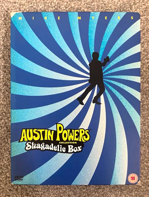 AUSTIN POWERS SHAGADELIC Box DVD Box Set 15 Region 2 PAL 274min