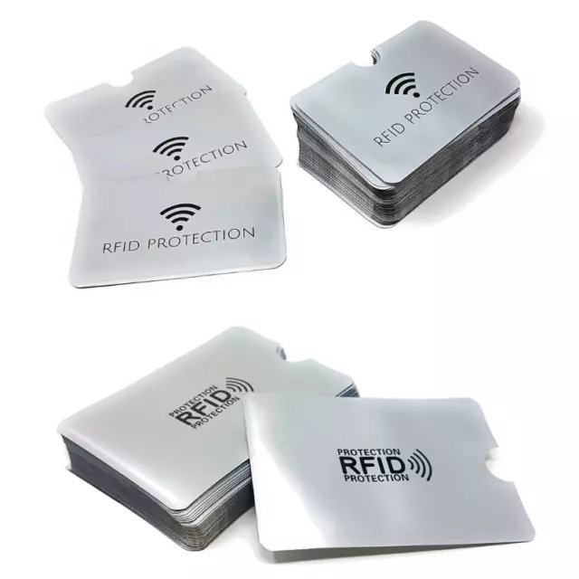 RFID Card Sleeve Wallet Blocking Protector Debit Credit Contactless Wholesale UK