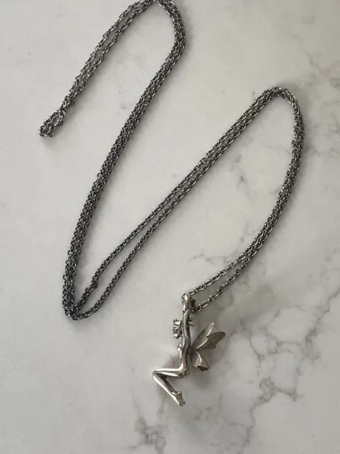 troll fairy necklace sterling silver. trollbead compatible