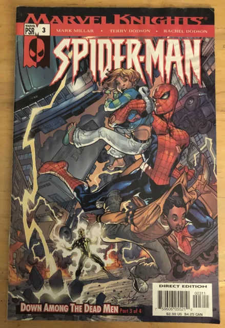 Marvel Knights Spider-Man #3 Millar Story, Dodson Art; Electro; Tracy McGrady Ad