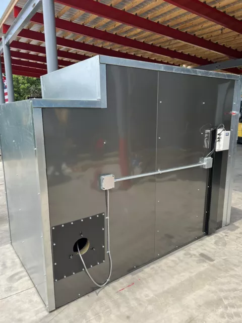 batch powder coat coating electric curing oven NEW DELUX model lead time  exist