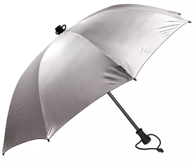 Paraguas al aire libre euroSCHIRM Birdiepal plateado reflectante mochilero senderismo