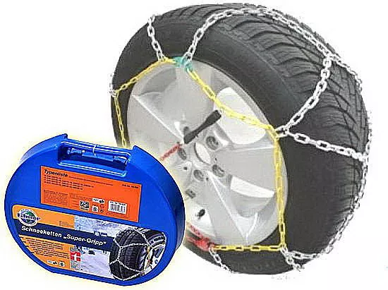 Schneeketten  SUPERGRIPP 205/55R16  205/50R17  205/40R18  Standmontage Ketten