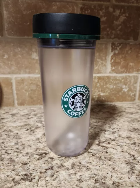 Starbucks Travel Tumbler Stainless Steel Vacuum Seal Pewter Cup Coffee Tea  NWT