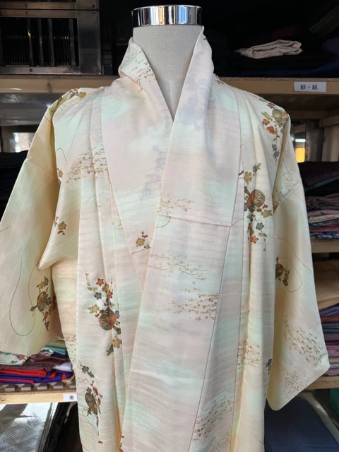 Seta Kimono Vintage Giapponese Abito Cardigan Donna Rosa Da Giappone Komon