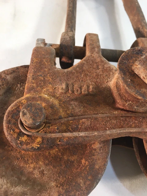 vintage antique barn door roller 4