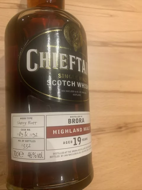 Chieftain‘s Brora 1982  19 years old 2