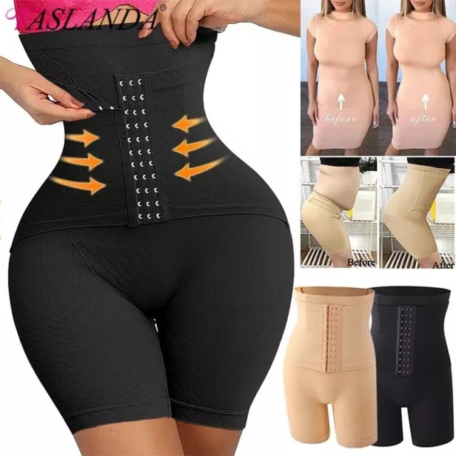 Ladies Waist Trainer Corset Body Shaper High Waist Control Pants Shorts Slimming