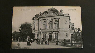 Auvergne Puy De Dome  / Chatel Guyon 1920 / Cpa Rue Animee Le Casino